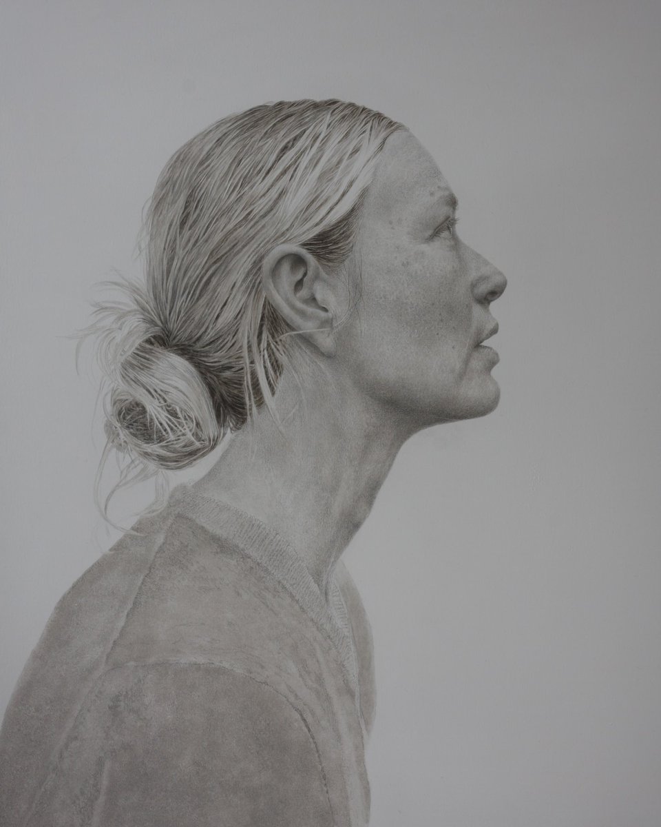 'Inner Self' Acrylic &amp; Pencil on Gesso Board 61x46cm <a href="/FidraFineArt/">Fidra Fine Art</a> #onlyhuman 
#friendship #muse #inspiration #adore #beautifulsoul