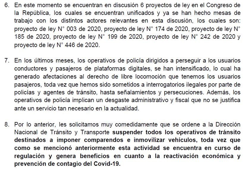 rugeparticipa's tweet photo. Los usuarios pasajeros hemos sido sometidos a interrogatorios ilegales por parte de policías y agentes de tránsito, hasta señalamientos y persecuciones. Los operativos implican un desgaste administrativo y fiscal que no se justifica ante un servicio necesario en la actualidad. https://t.co/el9P1K3Osl