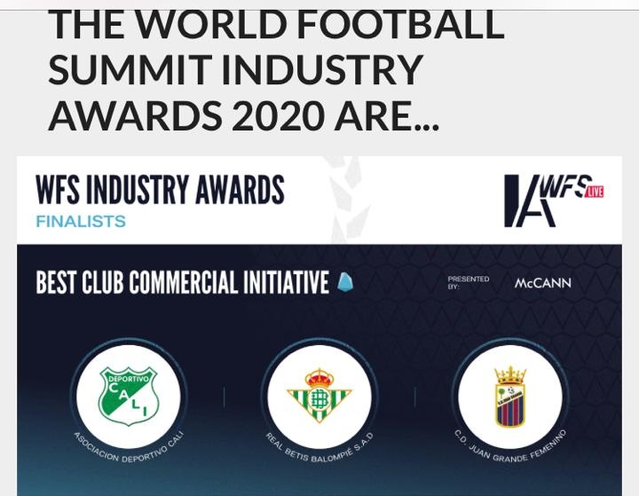 PonchoMorales85's tweet photo. Felicitaciones a @AsoDeporCali a su equipo de mercadeo en cabeza de @NicolasBorrer15 han sido nominados a la mejor iniciativa comercial en los #WFS2020 que siempre se realizan en Madrid.
Este año será virtual y el Cali es el único club de latino america presente.
@supercombocali https://t.co/g5b6nGiXOl