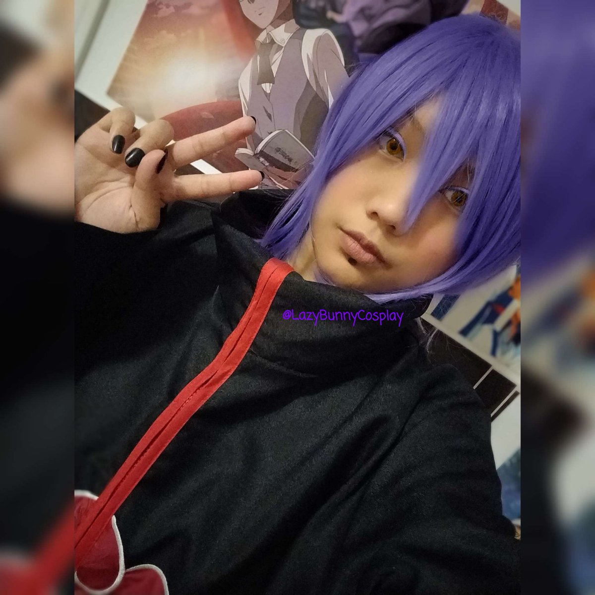 Michie_124's tweet photo. My bff lent me his Akatsuki uniform. So I decided to cosplay Konan. What do you think? 
Swipe to see more pics 🥰

#NARUTO #KONAN #akatsuki #shinobi #cosplayers #アニメ
#コスプレ #コスプレイヤー #narutoshippuden #Ninja #Rogue #otaku #weeb #AnimeLover https://t.co/LYfqTKv0nt