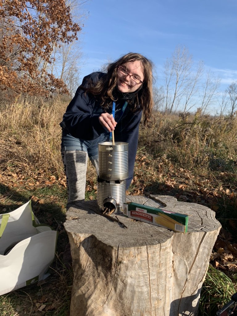 WMAES's tweet photo. 8th grade @WMAES spent a few weeks learning about the environmental and health impacts and personal risk that is associated with using wood to cook indoors. They made some clean cookstoves and saw how they work. Check out this video to learn more https://t.co/vU56yMyG32 https://t.co/JPuowTC2p4