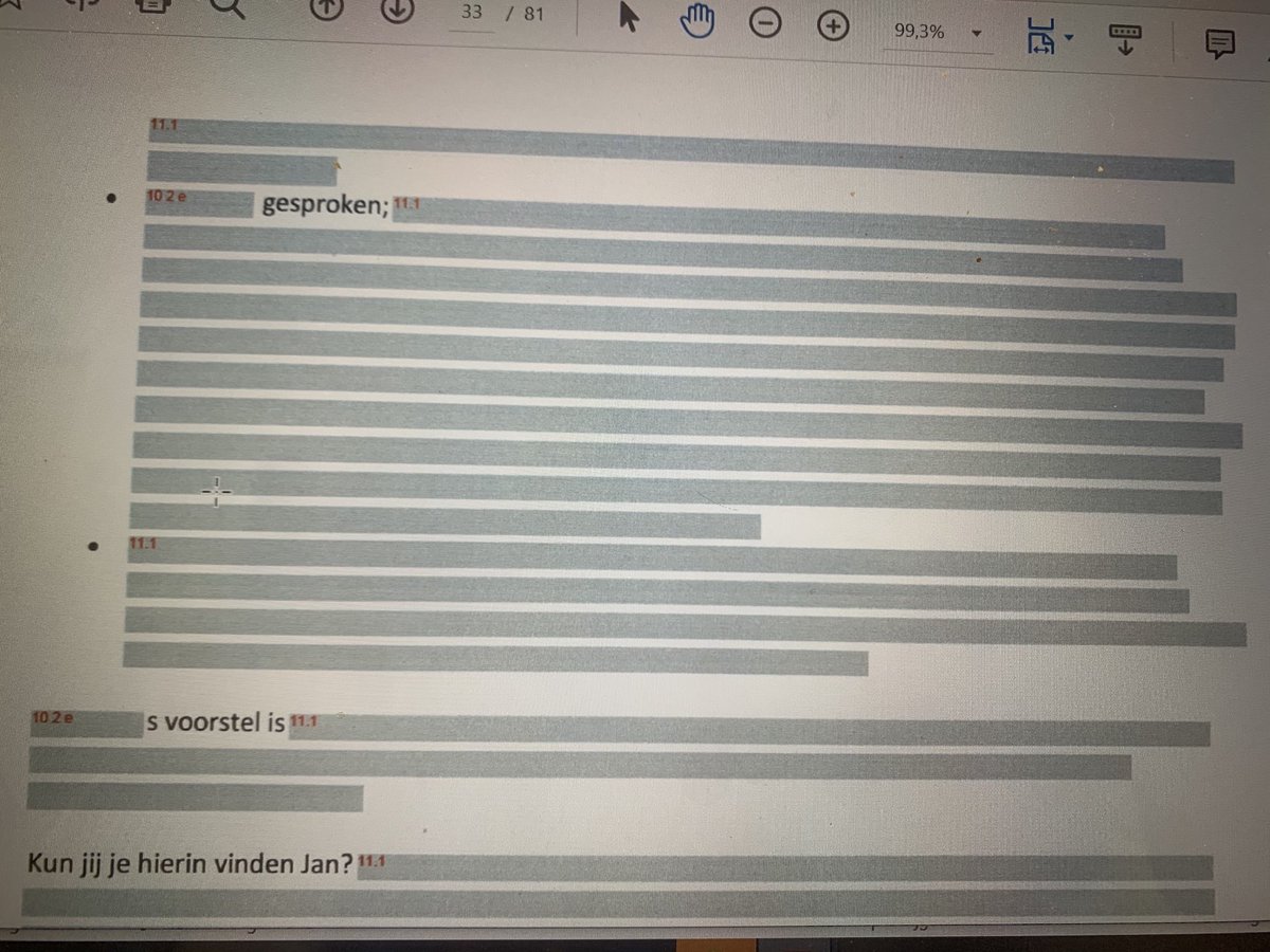 thomasbruning's tweet photo. Zomaar een pagina uit #wob verzoek inzake persalarmering. Lang leve de openbaarheid van bestuur... https://t.co/mDc50HedEX