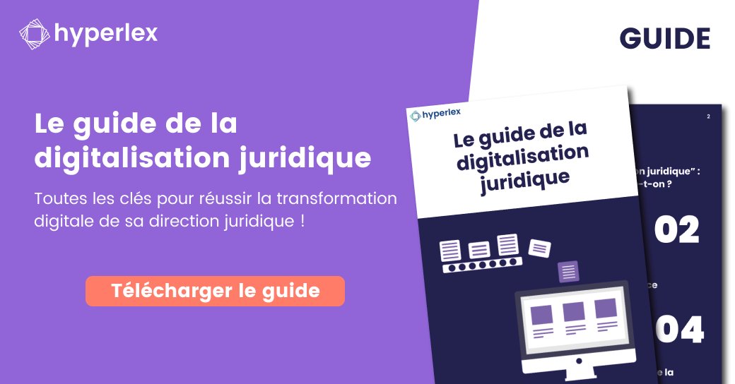 Hyperlex_'s tweet image. Téléchargez notre guide sur la digitalisation juridique et découvrez toutes les étapes pour entreprendre la transformation de votre service juridique ⬇️

👉 hyperlex.ai/ressources/gui…

#TransfoNum #Hyperlex #Legaltech #Digitalisation #Guide