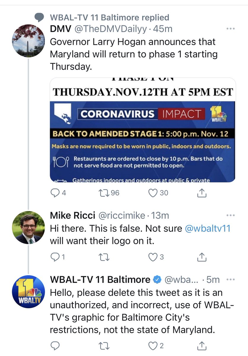 doyle0213's tweet photo. Here’s a great example of controlling rumors.

Monitoring social media.
Identifying potentially inaccurate content.
Verifying that the content is not accurate.
Responding with the correct information and a request to remove the incorrect content.
#EMGTwitter #PIO #LESM #FireSM https://t.co/diJLaKLEdj