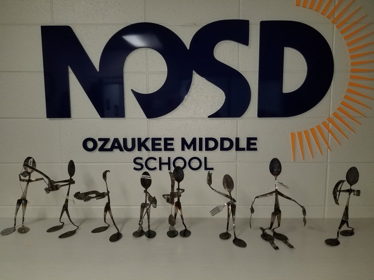 Fantastic Metal Art from our 8th grade STEM class.