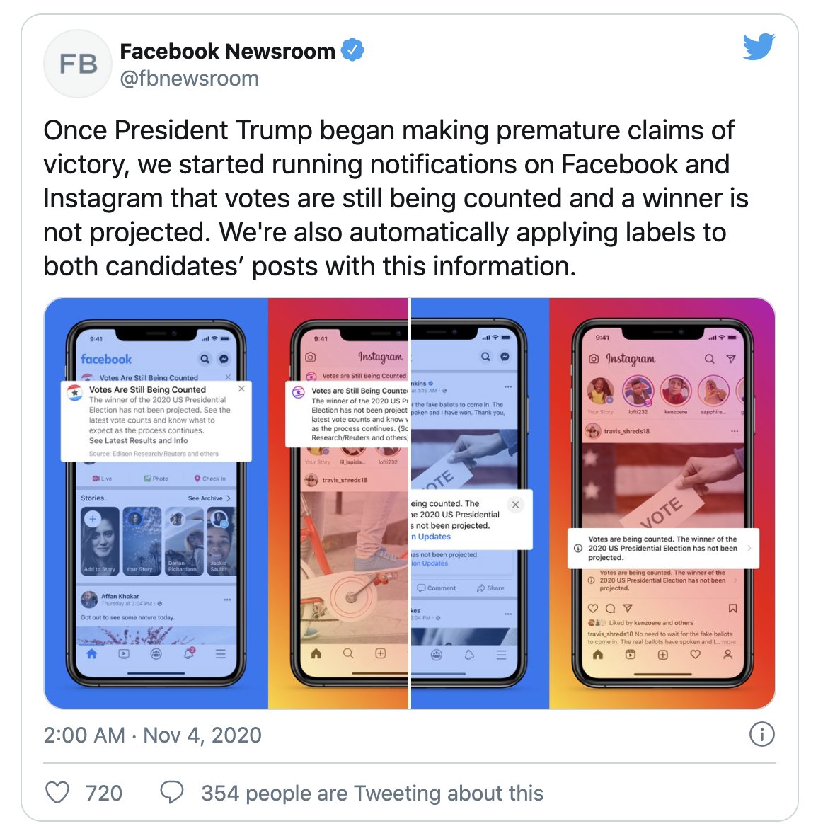 3/ What's driving users to want to install these apps? It's almost certainly the steps that Twitter and Facebook have taken to reduce the circulation of misinformation on their platforms.