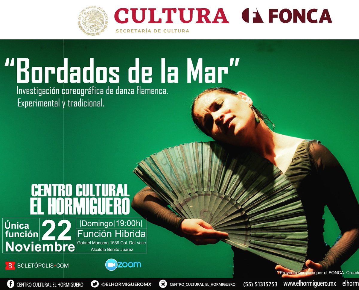 Próximo 22 de noviembre 7 pm estaremos compartiendo el resultado de este proyecto coreográfico en el <a href="/elhormiguero/">elhormiguero</a>  boletos para ver en línea en esta liga :blt.mx/cbf