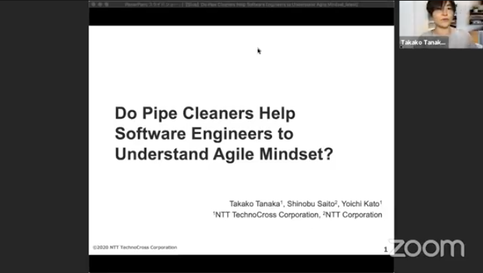 CSEETconf's tweet image. #cseet2020 #postersession
Takako Tanaka, Shinobu Saito, and Yoichi Kato explain how artsy projects with pipe cleaners can help to induce an #agilemindset