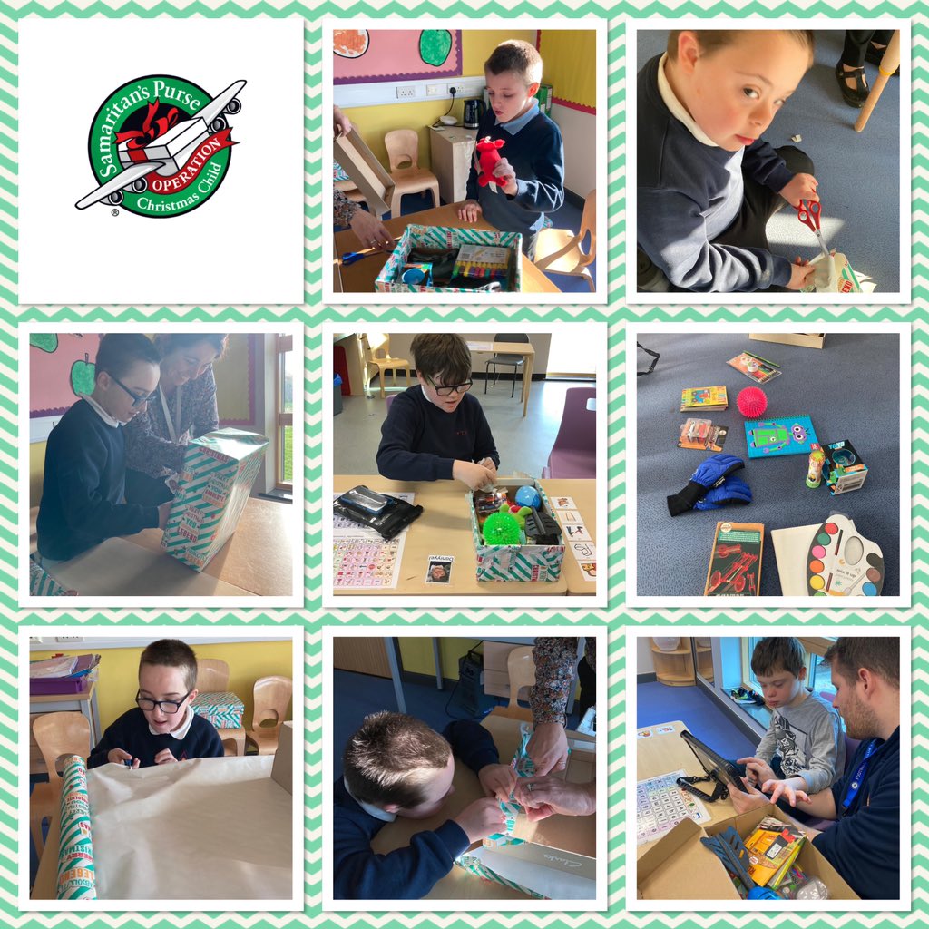 TirMorfa's tweet photo. Dosbath Tegid made 5 amazing shoe boxes for Operation Christmas Child this afternoon! Great team work guys!! #ytmtegid #ytmhum #ytmcomm @OCC_shoeboxes https://t.co/WCzhHkIlOX