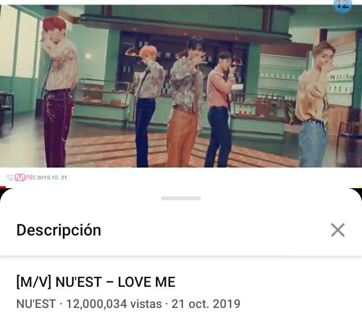 Mai344812460's tweet photo. LOVE IS PARTY BECAUSE THE MV LOVE ME #LOVE_ME #The_Table REACHED ME AT 12M. #뉴이스트 #NUEST THANKS LOVE @NUESTNEWS @OfficialNUESTjp https://t.co/VATRezXam3
