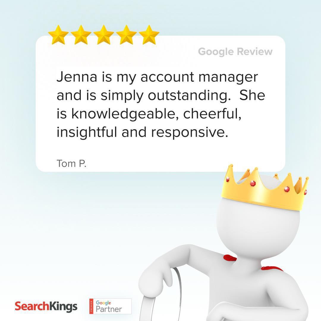 📣We love a good employee shoutout📣 
(&amp; couldn’t agree more👑) 

#DigitalMarketing #googlepremierpartner #googlereviews #googlemybusiness
