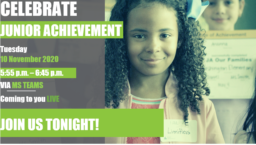 JACSC's tweet image. Join us Tonight for our Virtual Celebrate JA event at 5:55pm! Hear our story and about our impact on students in South Carolina!
 
Register here:docs.google.com/forms/d/e/1FAI…