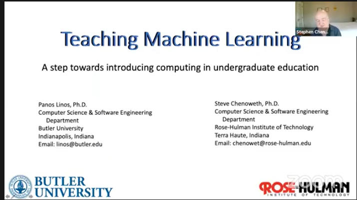 CSEETconf's tweet image. Closing #cseet2020 #postersession: Stephen Chenoweth on #teaching Machine Learning: A vehicle towards introducing #computing in #undergraduateeducation