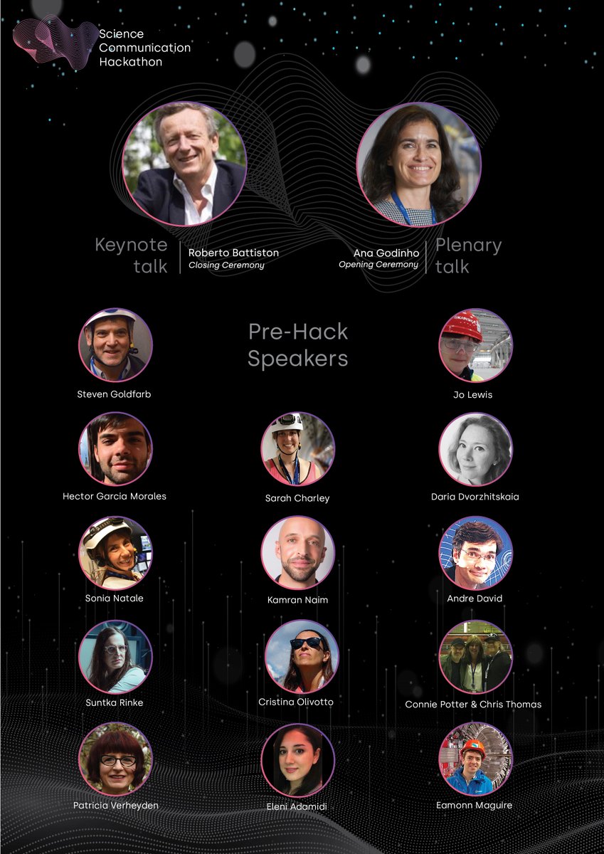 scicommhackCERN's tweet image. Our Mentors and Speakers 💬
More Information: scicommhack.com
#scicommhack #CERN