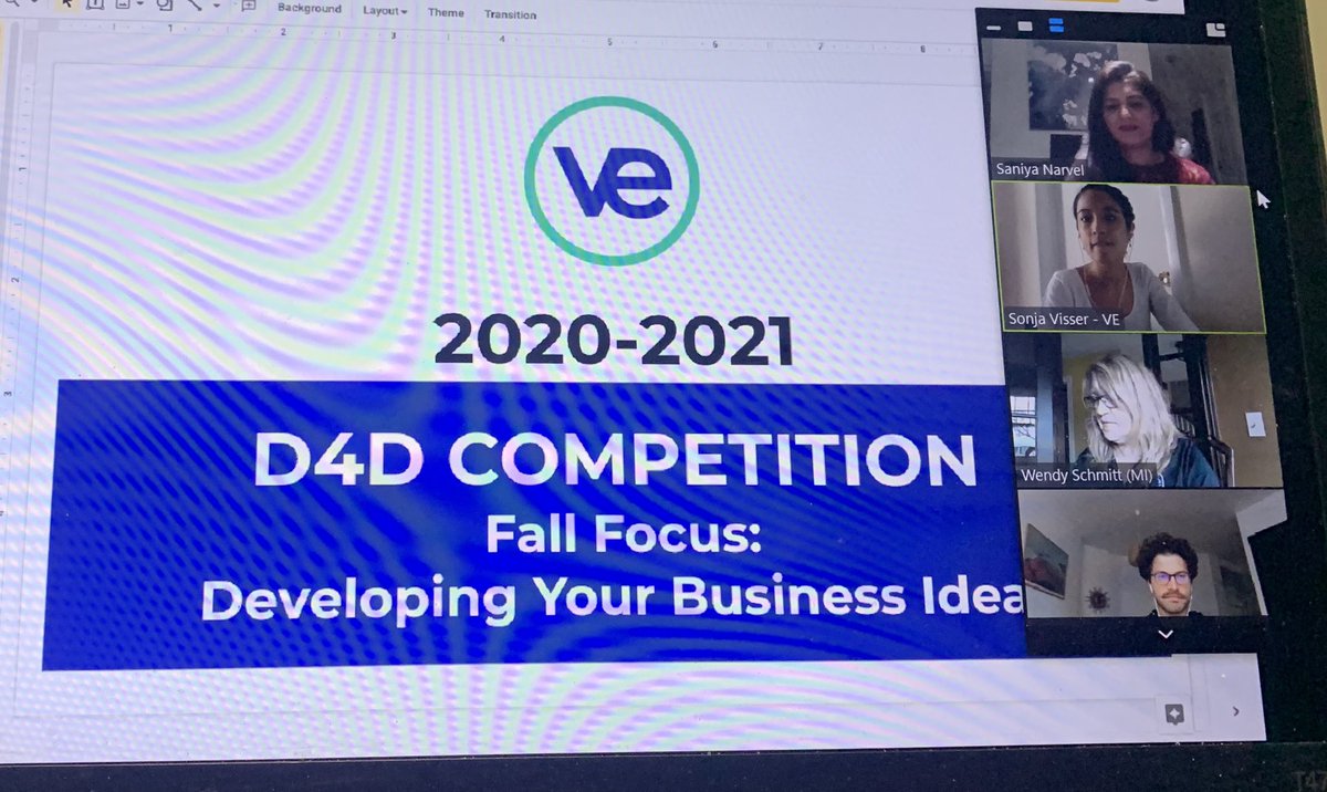 NarvelSaniya's tweet image. Judge at the Virtual Entrepreneur International D4D Competition 2020 - 2021 . Amazing experience . Inspired by young minds design methodology  @Intuit @intuitcanada #poweredbyqb  @DoughBoyNico @VEInternational
