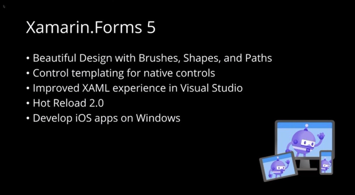 darkicebeam's tweet photo. Hola #Xamarin.Forms 5 #dotNETConf https://t.co/qrgxQJW12k