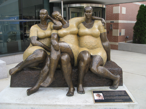 Statue of Three Women Harlem USA