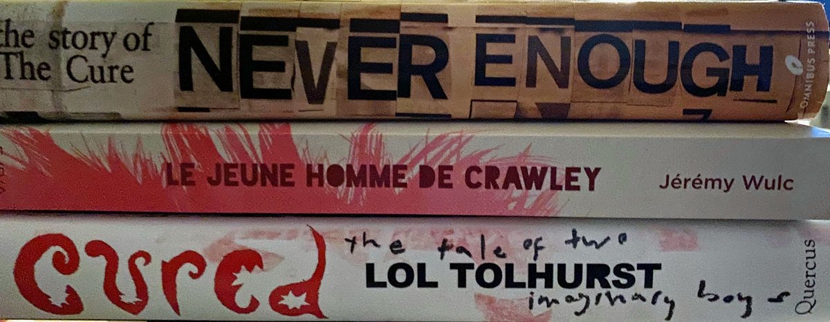 curewords's tweet photo. With this lockdown, time to read again my favorite books about THE CURE 💕
#cured #LeJeuneHommeDeCrawley #neverenough #QuercusBooks #epaedition #OmnibusPress
#LolTolhurst #jeremyWulc #jeffapter https://t.co/uj1dGBWClT