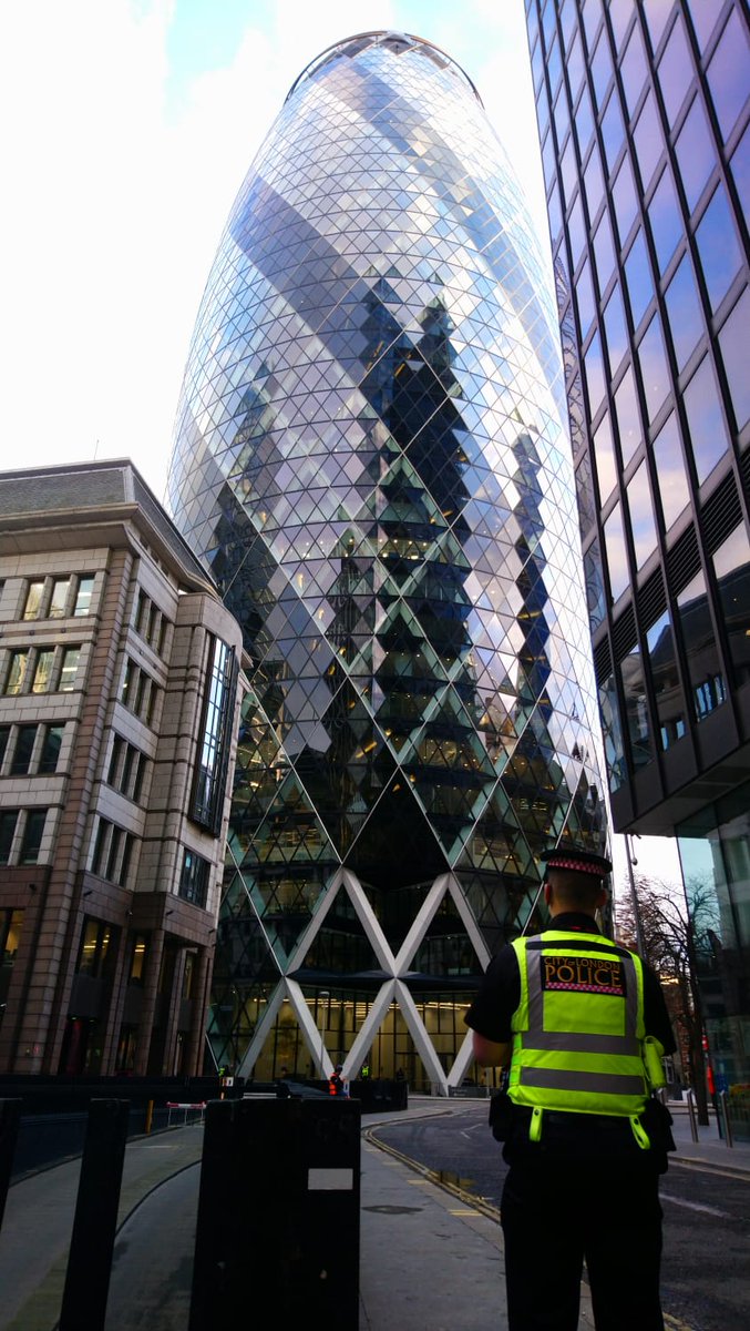 City Police Officers (@citypolicecops) on Twitter photo Officers were at iconic sights & buildings all over the City at unpredictable times conducting #ProjectServator deployments.
While we were out, we linked in with security teams from <a href="/StPaulsLondon/">St Paul's Cathedral</a>, <a href="/LondonGherkin/">The Gherkin</a> and <a href="/TowerOfLondon/">The Tower of London</a>
Find out more
cityoflondon.police.uk/projectservator
402CP Officers were at iconic sights & buildings all over the City at unpredictable times conducting #ProjectServator deployments.
While we were out, we linked in with security teams from <a href="/StPaulsLondon/">St Paul's Cathedral</a>, <a href="/LondonGherkin/">The Gherkin</a> and <a href="/TowerOfLondon/">The Tower of London</a>
Find out more
cityoflondon.police.uk/projectservator
402CP