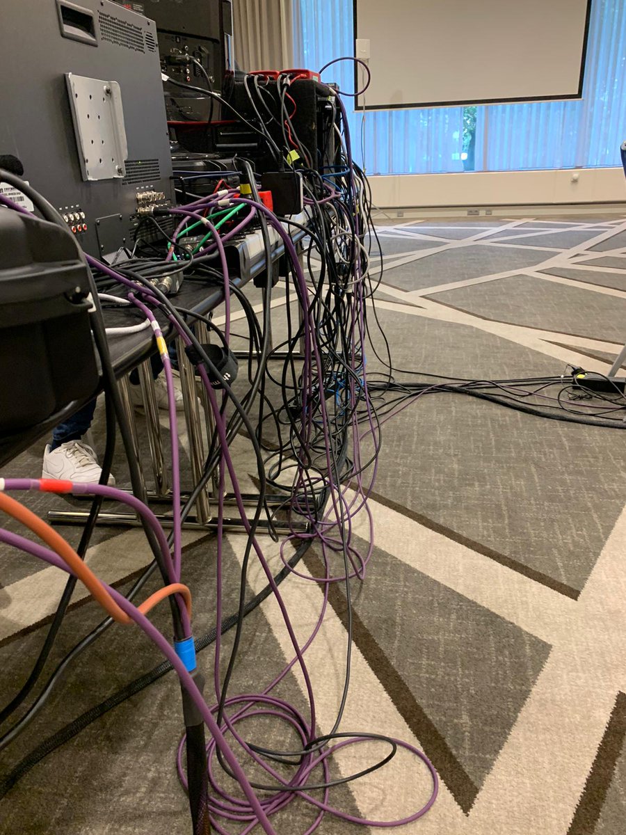 CookMedSurg's tweet image. ❓ 🤔 How many cables does it take to live stream an #EndoscopicUltrasound virtual course? Take a ‘behind the scenes’ look at a recent #CookVista education event. #InsideCook #LiveConnect