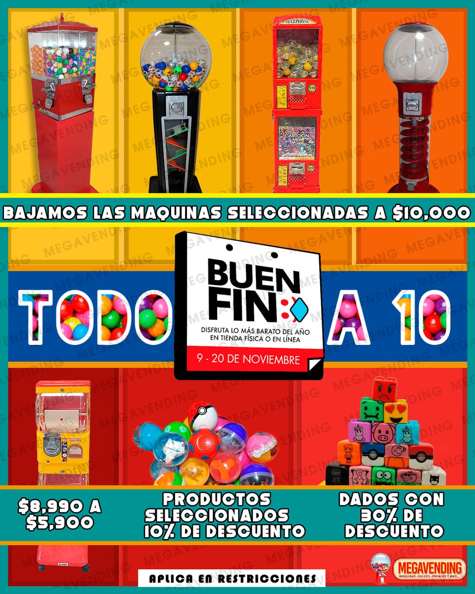 MEGAVENDINGMX's tweet photo. Llegó el #Buenfin a #MEGAVENDING 
ARPROVECHA ESTAS INCREÍBLES OFERTAS QUE NO REGRESAN!

TEL: oficina 8123162500 / celular 8124138775 https://t.co/I9VmvcysKa