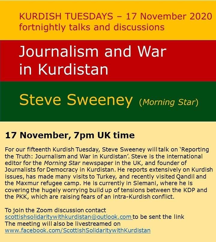 SweeneySteve's tweet photo. Tune in to this next week when I'll be live from Kurdistan... @KurdsCampaign @M_Star_Online https://t.co/DFBuuQlIdz