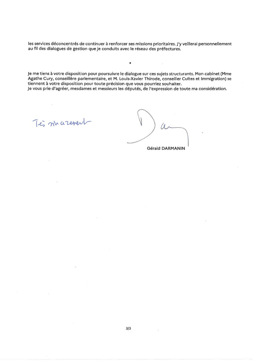 JMaireofficiel's tweet photo. #etrangersejour: @GDarmanin a fait une réponse rapide aux députés @EnCommunAsso, nous assurant de la mobilisation de ses services ouverts pendant le confinement et  proposant un point de situation à la fin du mois avant d'éventuelles mesures. Nous restons attentifs à vos côtés ! https://t.co/lfxWLAre5w