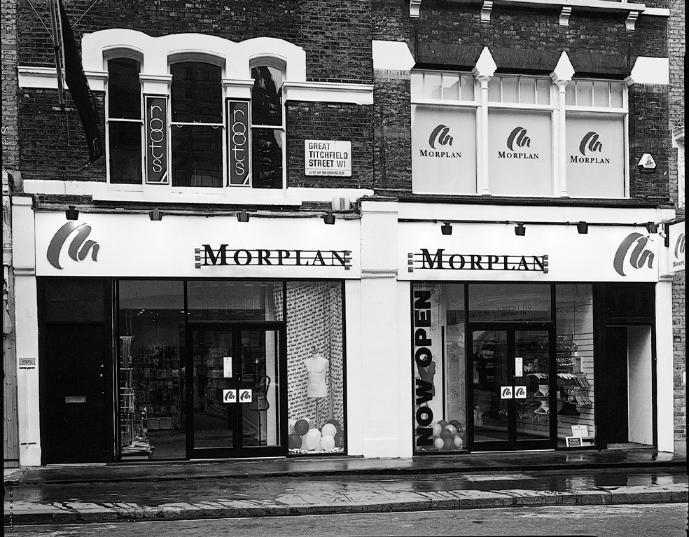 morplan_ltd's tweet photo. 175 YEARS OF MORPLAN π°οΈ During the early 1990s, at the same time our stores underwent a drastic renovation, so did our brand. Introducing the now recognisable pink M. #morplan #history #175yearsofmorplan https://t.co/9LMQUyFglK