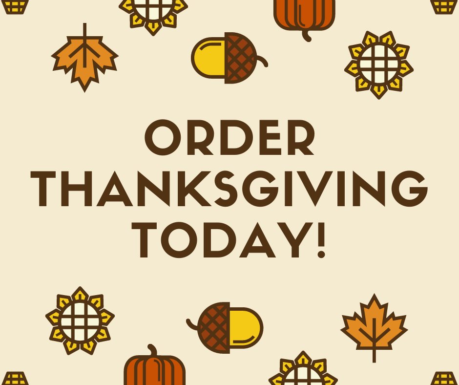Let us do your cooking on Thanksgiving! Convenient curbside pickup on Wednesday 11/25. More info at macelisonline.com/collections/th….