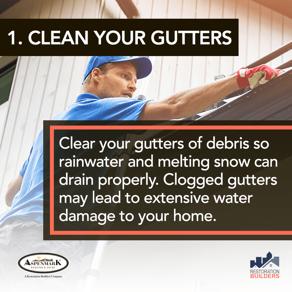 Aspenmark's tweet photo. Old Man Winter is just around the corner! While we don't experience the kind of harsh winters seen up north, colder temps and the odd snowfall can cause problems if you're not prepared. Here are four simple steps you can take to winterize your roof! #roofing #roofrepair https://t.co/Qaj8ekm2fj