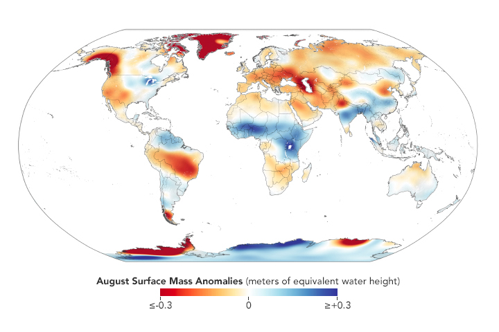 Understanding how much ice is being lost from Greenland and Antarctica requires more than just height measurements. Using satellites and Earth's gravity, we can “weigh” ice sheets and see how they lose mass over time. https://go.nasa.gov/3k6zWQW 