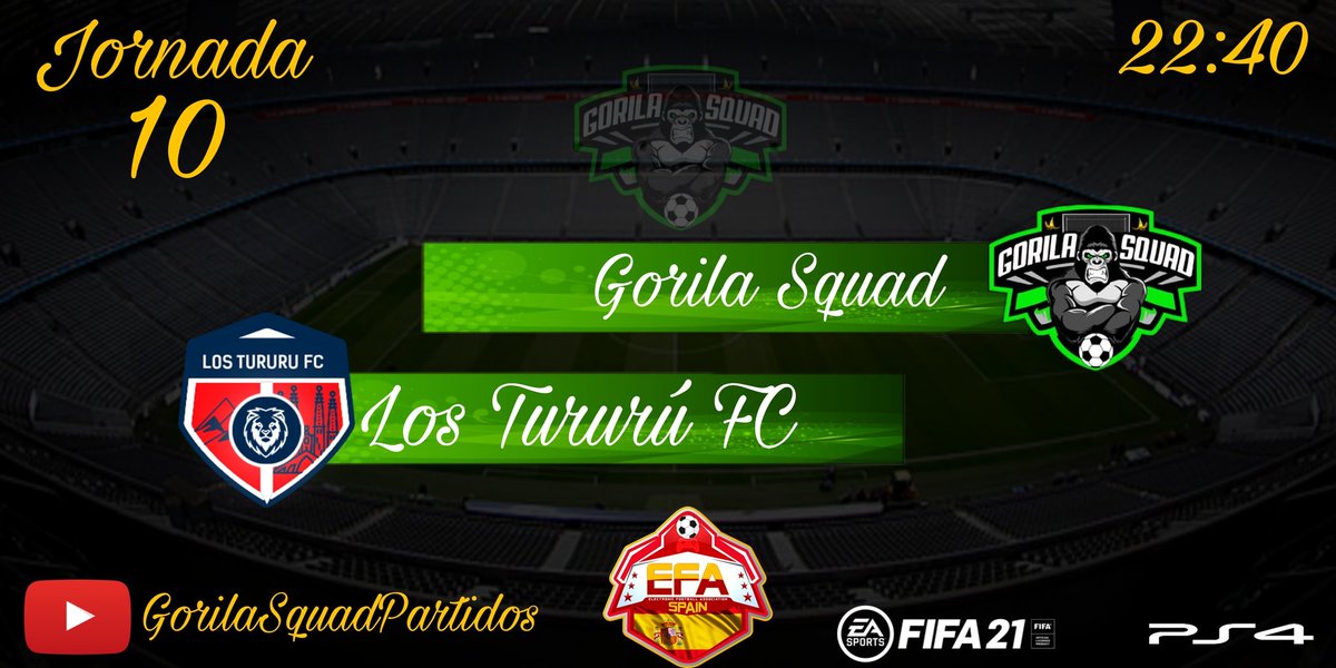 🟢🟢⚫⚫ PARTIDO ⚫⚫🟢🟢
J 10 de <a href="/EfaEspana/">🇪🇸EFA ESPAÑA🇪🇸</a> contra <a href="/LosTururu/">RONALPE007</a> más que muy difícil. Líder muy sólido sin discusión. Nosotros tras el tropiezo de ayer, hoy toca sacar lo mejor de cada uno. Suerte al rival

<a href="/Ayudas_clubes/">Ayudas Clubes</a> <a href="/_chocolate3000/">AYUDAS FIFA CHOCO3K🐦</a> <a href="/AyudasPro/">Ayudas Clubes Pro</a> <a href="/ayudas_pro/">AyudasClubesPro</a>