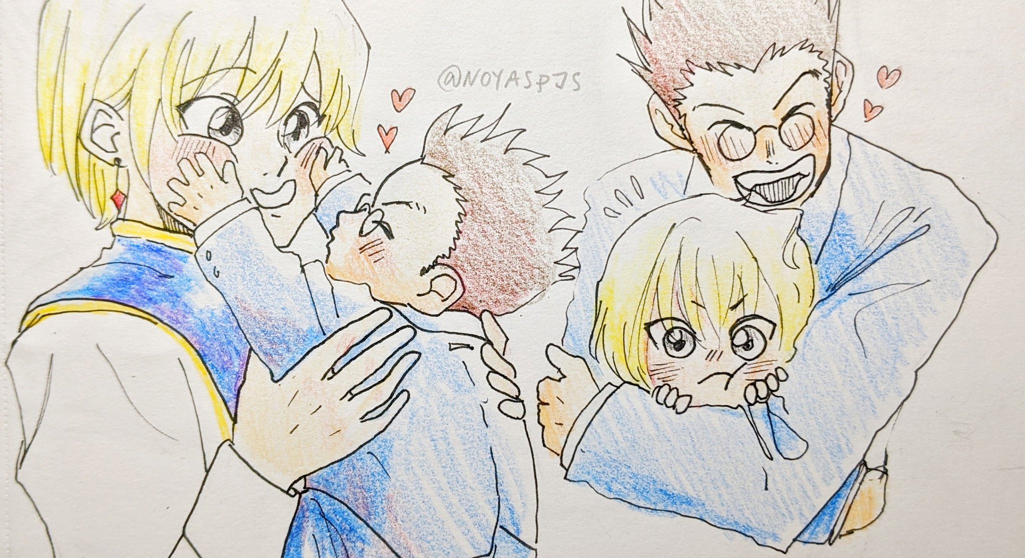 pj's art ✍️ on X: Today's food for thought: Kurapika with baby