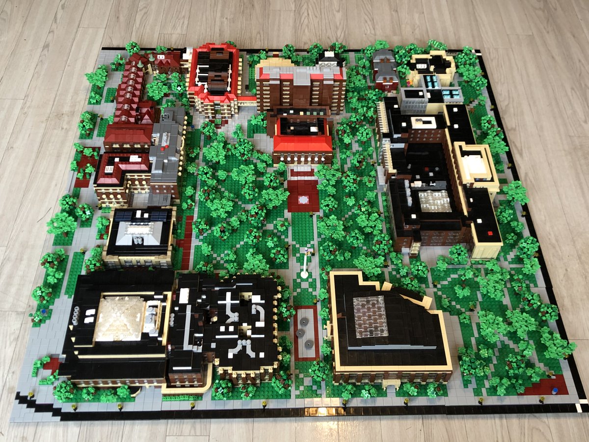 michiganalumni's tweet photo. Presenting the Diag and surrounding campus... in #LEGO form! U-M alum Adam Mael built this incredible 1:381 scale model using 30,000+ pieces over the course of three years.

See additional photos and learn more about the project: https://t.co/ZraFREPZJi https://t.co/yy6N5tfn8s