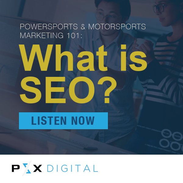 powersportsx's tweet image. What is SEO anyway! Why does it matter to your dealership? 

Listen to Episode 1 of 5 here: bit.ly/2TZdlLh

#psxdigital #seoseries #powersportsmarketing #dealershipwebsites #cxmai #polaris #brp #yamaha #harleydavidson