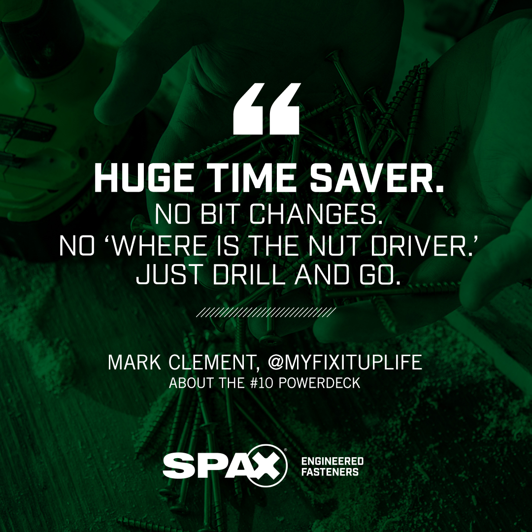 SPAX_USA's tweet image. Thanks, Mark! You always have our back. 

#SPAXCrew #PowerDeck #testimonial