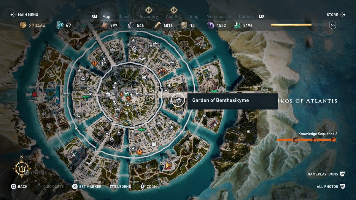 CartographerVg's tweet photo. Assassin's Creed Odyssey (2018): Atlantis https://t.co/WITtWO0Q9u