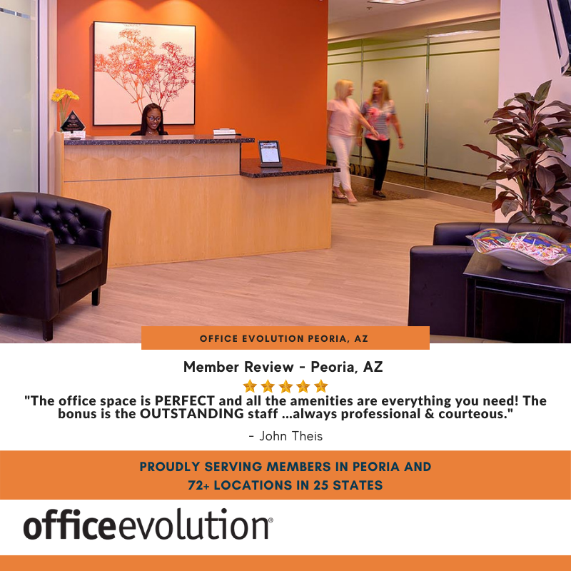 OE_WorkSpaces's tweet photo. Nationwide, Office Evolution offers flexible workspace that is close to home, with private offices and a great culture. Hear what our members are saying:

#OfficeEvolution #OEPeoria #nationwidenetwork #PERFECT #OEDifference https://t.co/KefjHlRnpM