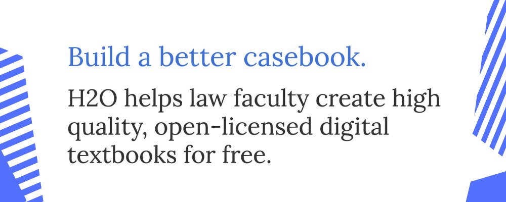 H2O Open Casebook tweet media