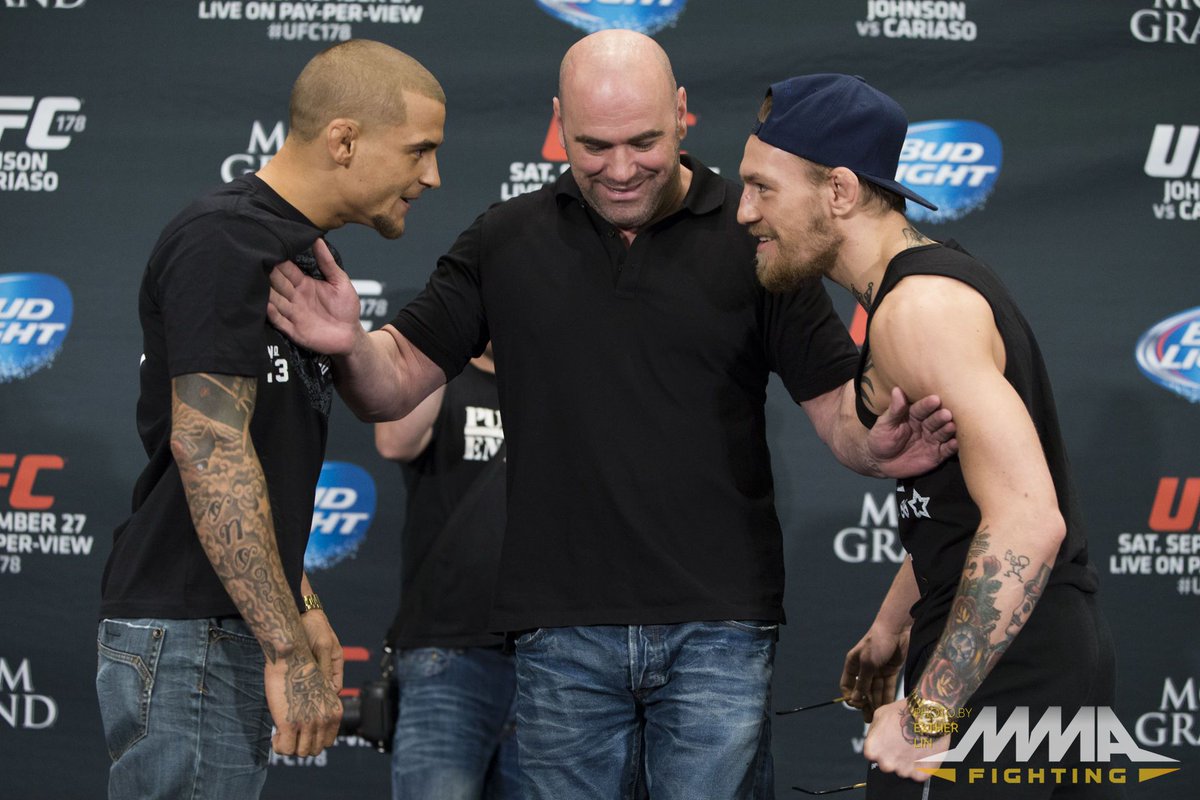 MMAFighting's tweet photo. Conor McGregor vs. Dustin Poirier 2 officially booked for UFC 257 (@DamonMartin) https://t.co/4MV8NCPtlS https://t.co/WmEZedVriG