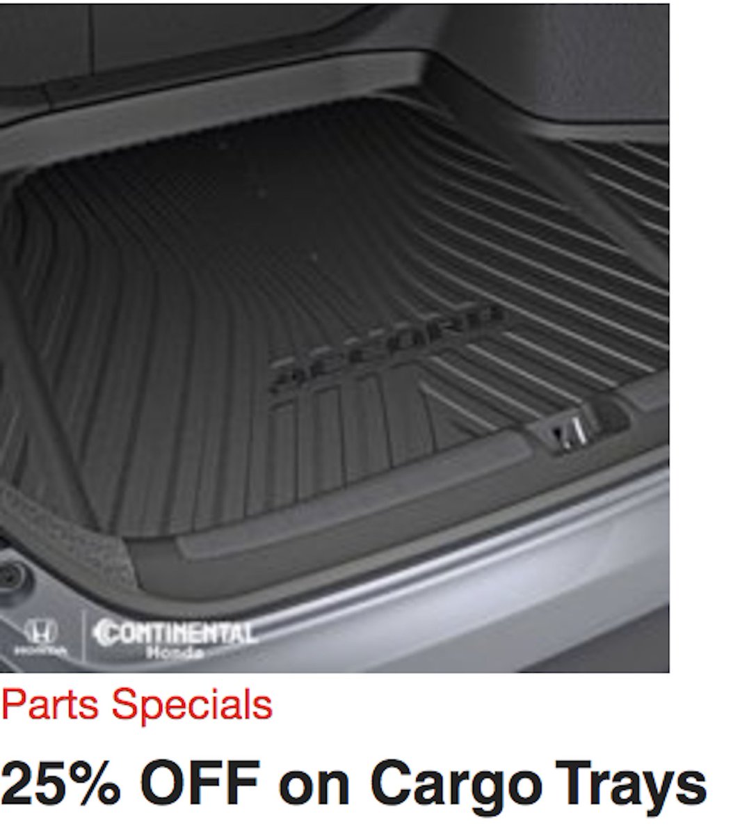 ContHonda's tweet photo. Receive 25% off a cargo tray at Continental Honda‼️
https://t.co/xBCUUrG3gP https://t.co/0GZ7RmM797