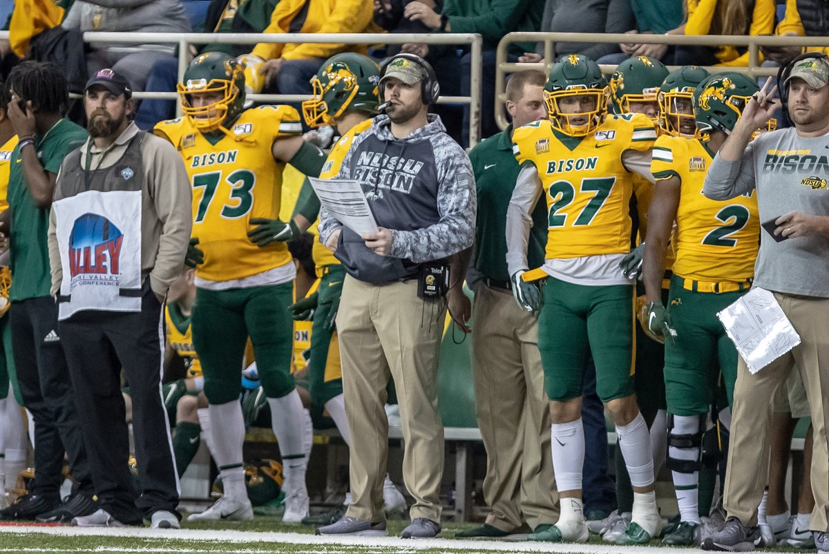 NDSUfootball's tweet photo. Our staff wears @SupportOHT gear to generate awareness &amp; support for the recovery of wounded service members &amp; veterans through the sale of OHT merchandise. Our efforts granted $5,000 to @BradyLegacy through merchandise sales. #VeteransDay

Learn more → https://t.co/A6AYZOsv7t https://t.co/yhnTBx2iVb