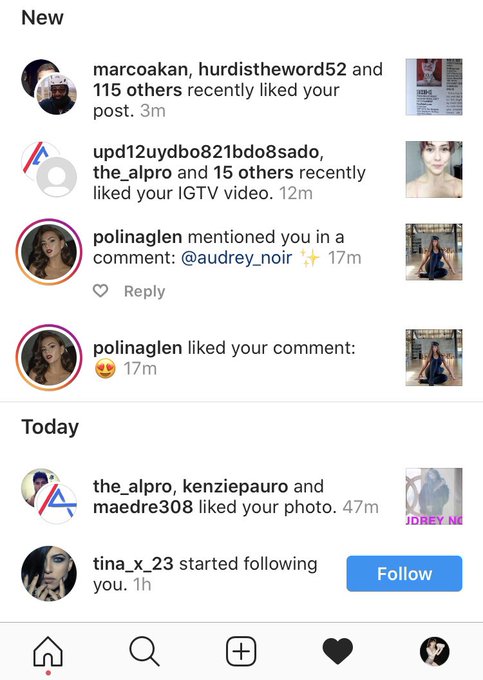 Soo... A successful #girlcrush saw my post last night and acknowledged me🤭   After finding out that an<a href="/tag/girlcrush"class="tags">#girlcrush</a><a href="/tag/polinaglenn"class="tags"><span>#polinaglenn</span></a>