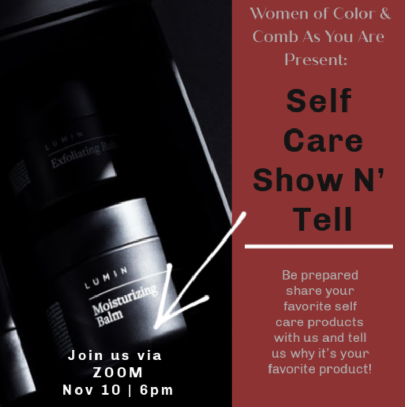 UMWWomenOfColor's tweet photo. Join us tonight via zoom at 6pm!!!! https://t.co/p4JYc5NTbV