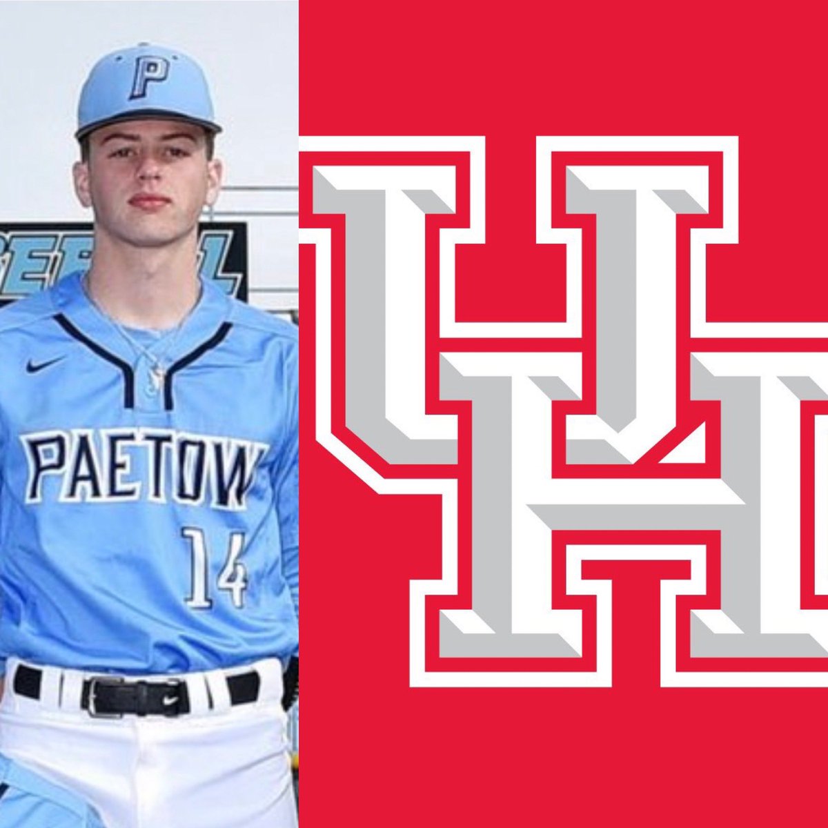 Paetow_BSBL's tweet photo. @CMTsunami will be signing with the University of Houston tomorrow at 3 pm. He will be our first college signee in the baseball program. The event is scheduled to take place at the PAC. Look forward to seeing any one that can make it out to support Cody. #MaskOn https://t.co/doFT9fYaG2