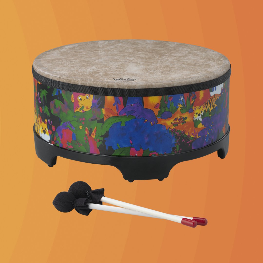 remopercussion's tweet photo. Get On Top of the Beat! With so much time at home, spend it drumming with the family.  The Kids Percussion®️ Gathering Drum is an important part of the percussion family of rhythm instruments.. https://t.co/ufAakil70N