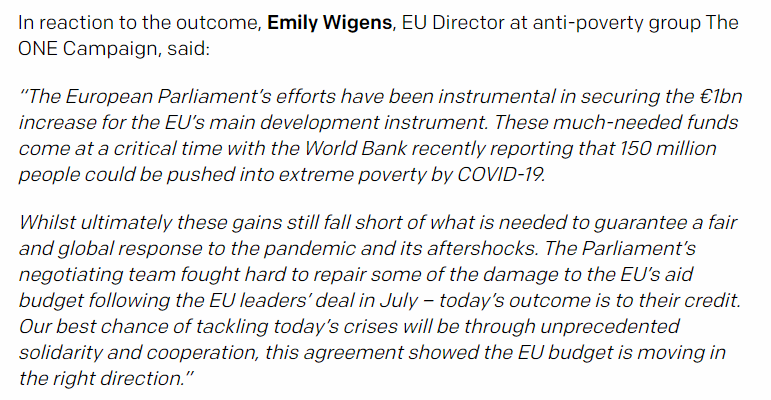 ONEinEU's tweet photo. 🇪🇺🎉Habemus #EUBudget deal! 
Including an increase of €1bn for the Neighbourhood, Development, and International Cooperation Instrument 👇https://t.co/SUh5KFzFeq https://t.co/faNlDbPlft