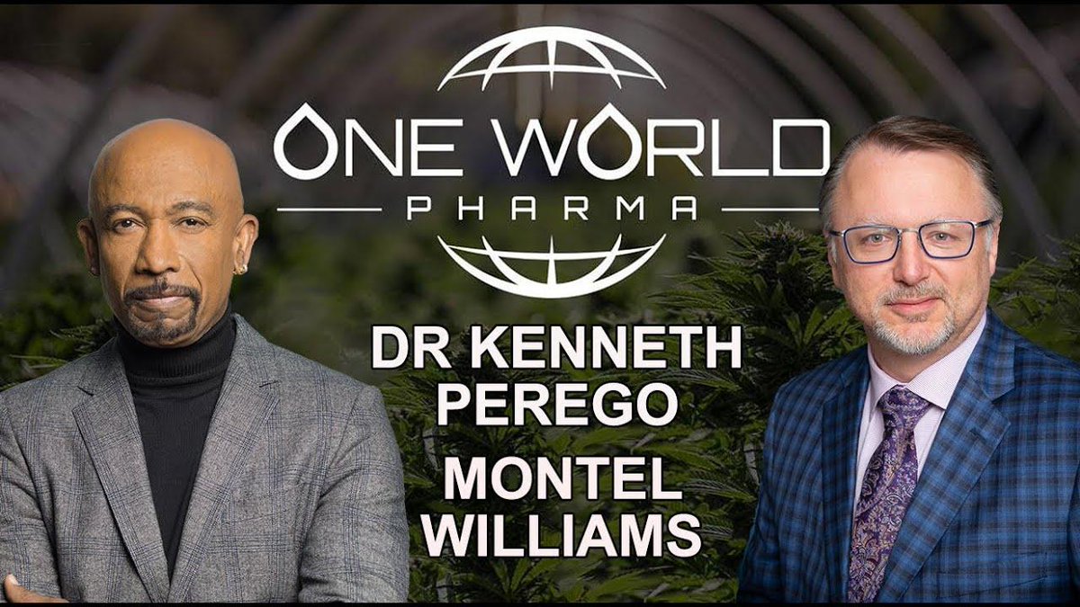 Montel_Williams's tweet photo. Have you listened to my fascinating interview with Dr Kenneth Perego on Let's Be Blunt yet?
We discuss the #endocannabinoid system, cannabis research, and the future of the world's cannabis supply chain:
https://t.co/V7ZlUiDWl3
#OneWorldPharma #CannabisResearch https://t.co/PB7eNwCLV8