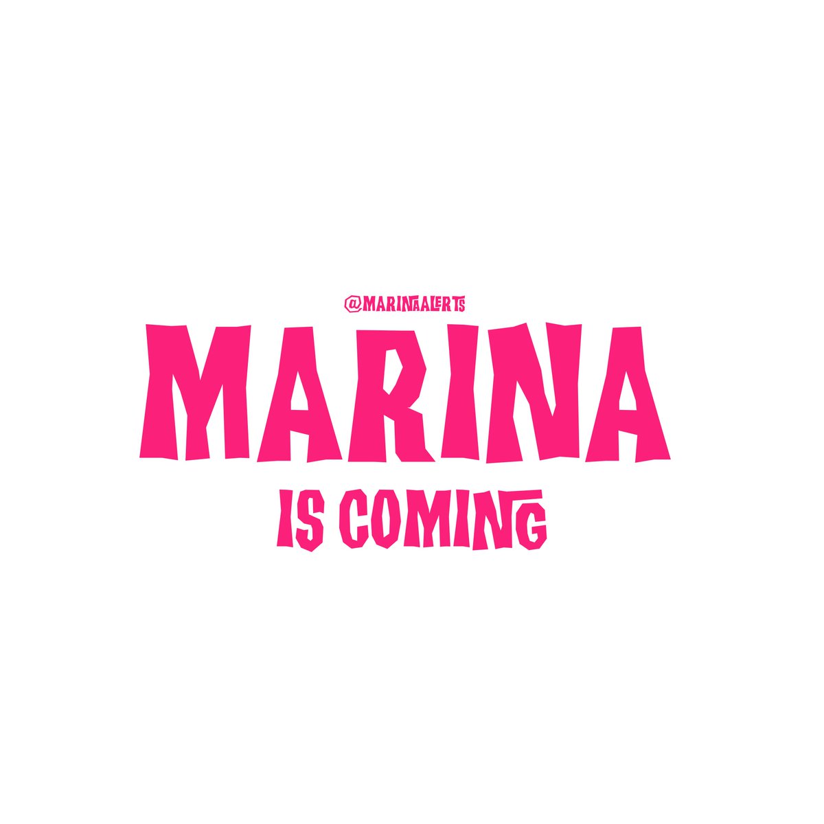MarinaAlerts's tweet photo. SHEโS COMING. @MarinaDiamandis #M5 #M5IsComing #MarinaIsComing https://t.co/hLiDW53UmQ