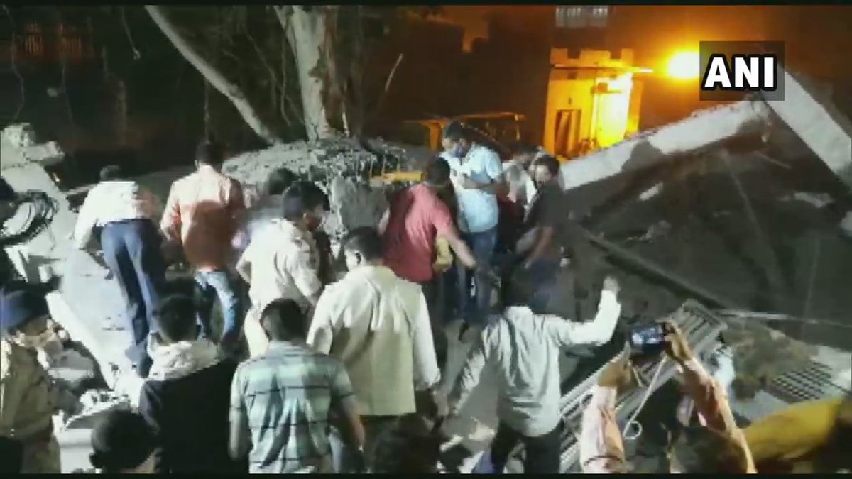 ndtv's tweet photo. #JustIn | 8 dead, 6 injured after a wall of an under-construction building collapsed in Jodhpur, Rajasthan today. Rescue operation underway. (ANI) https://t.co/0JwWZRVTA1